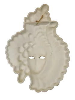 Wandmaske im veneziansichen Stil aus Gips - Höhe ca. 46 cm  - Bild 2