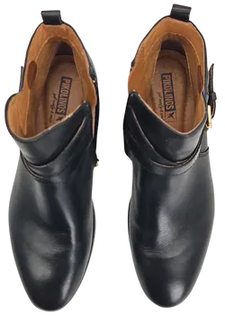 Pikolinos Damen Leder Stiefeletten, schwarz - Gr. 40 - Bild 5