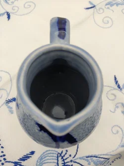 Steingut-Weinkrug Salzglasur 250 ml | Handgefertigter Keramik – Vorschau 5