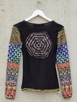 DESIGUAL Damen Langarmshirt, gemustert  Gr. S – Vorschau 2
