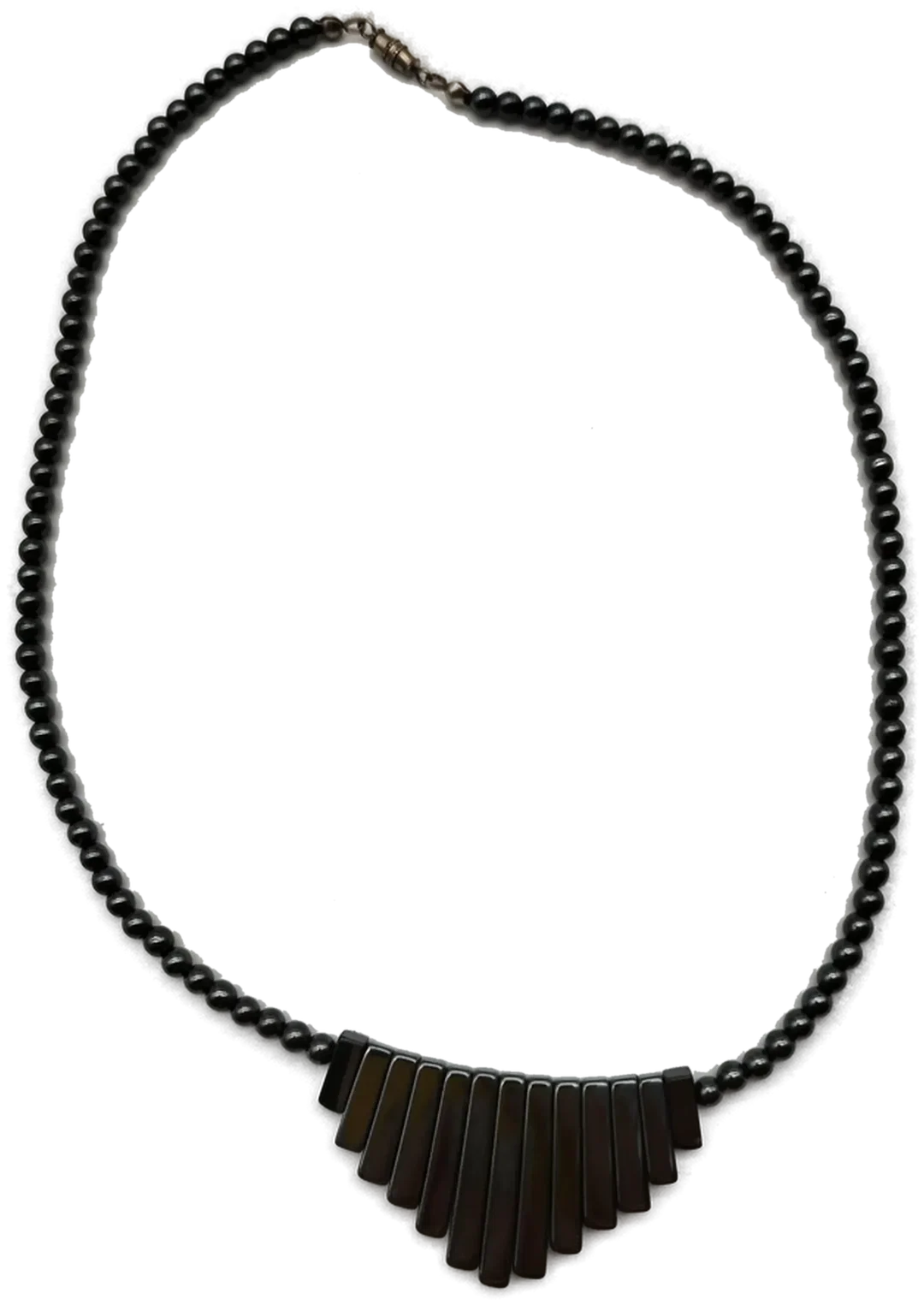 Handgemachte Hämatit-Halskette - ca. 40cm – Bild 2