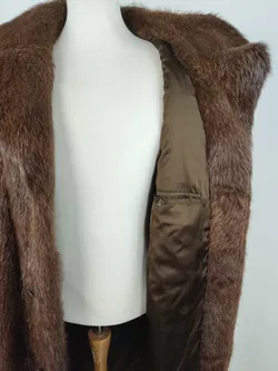 Vintage Herren Pelzmantel - XL / 52-54 - Bild 7