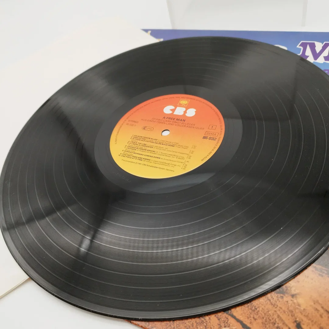 LP Johnny Cash A Free Man (1981) | Country-Klassiker – Bild 3
