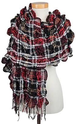 Schal Damen - kariert/ multicolor - Bild 2