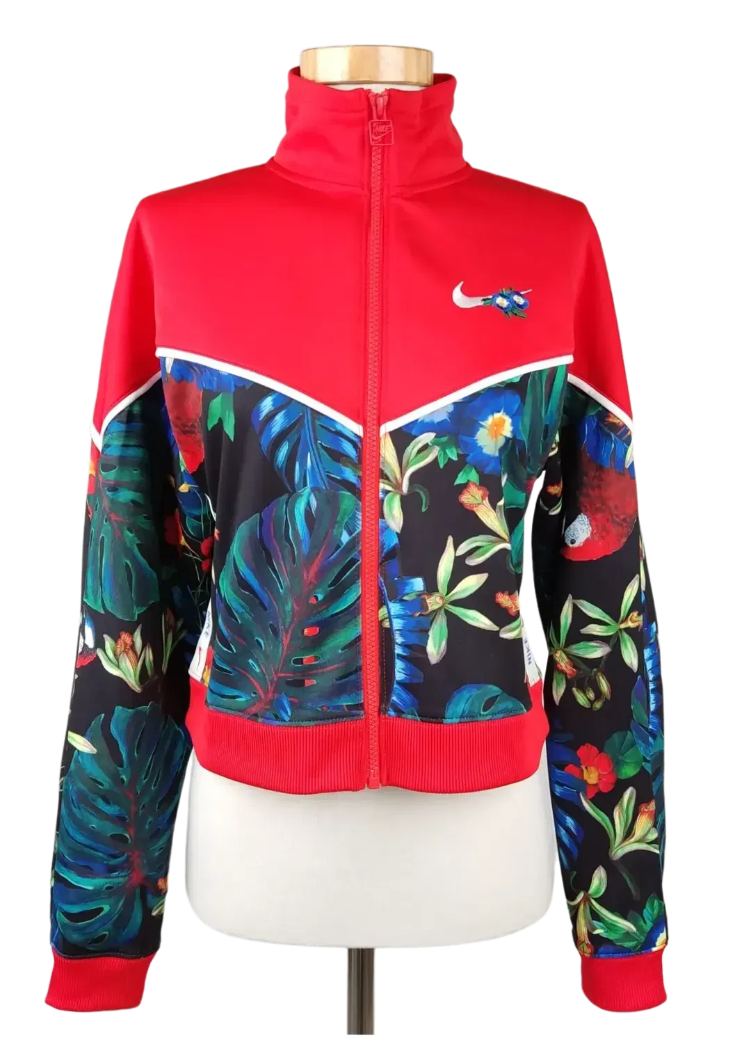 Nike Damen Sportjacke, rot - Gr. XS - Bild 1