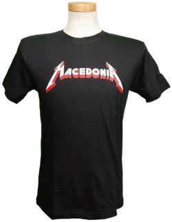 Macedonia Herrenshirt schwarz Gr. M