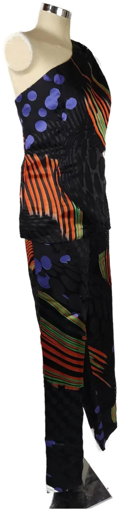 Zweiteiler (Top+Hose) Asymmetrischer Schnitt | Einmaliges Unikat - Bild 3