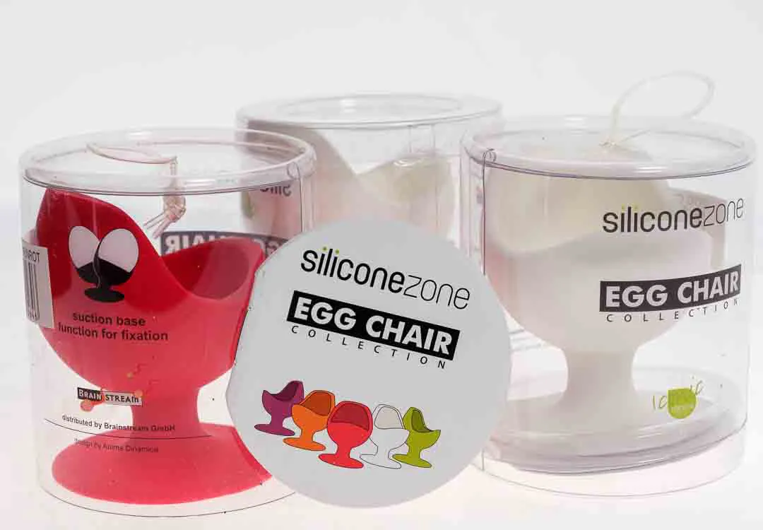 Siliconezone Egg Chair Eierbecher Set, 3 Stück – Bild 2