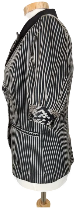 AirField Damenblazer, schwarz/weiß - Größe XS  - Bild 2