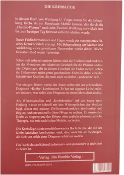 Die Krebslüge. Krebs ist eine Infektionskrankheit - Wolfgang U. Voigts - Bild 2