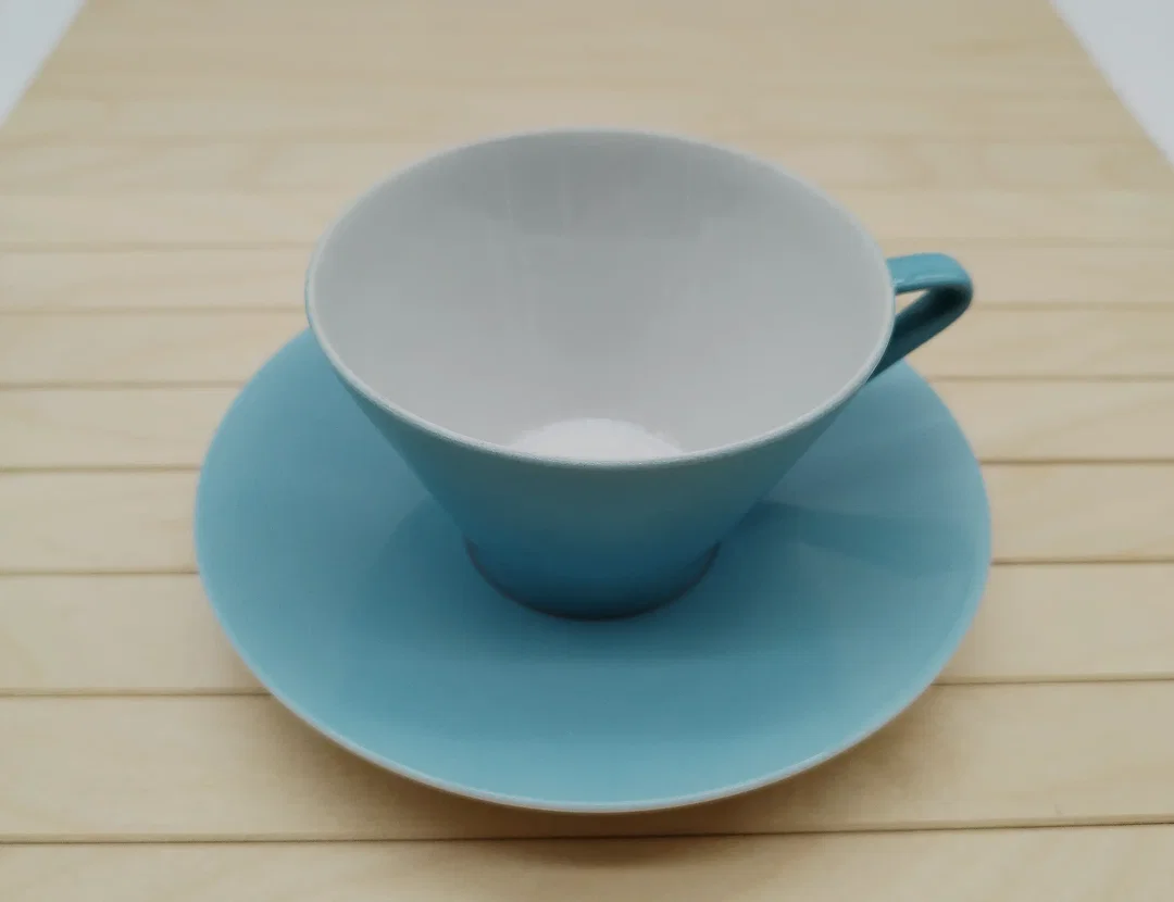 Kaffetasse 2‑tlg. Lilien Porzellan, Daisy, Blau  - Bild 4