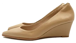 Glattlederwedges creme Gr. 40,5 - Bild 7