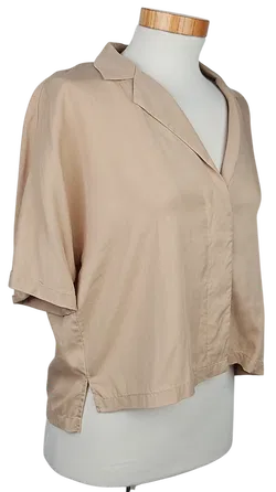 comma Damen Bluse, beige - Gr. XS  - Bild 3