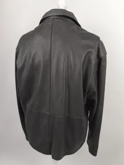 schwarze Lederjacke Herren, Gr. 50 - Bild 7