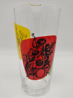 Gläser set mit Jazz und Swing Motiven - Bild 2