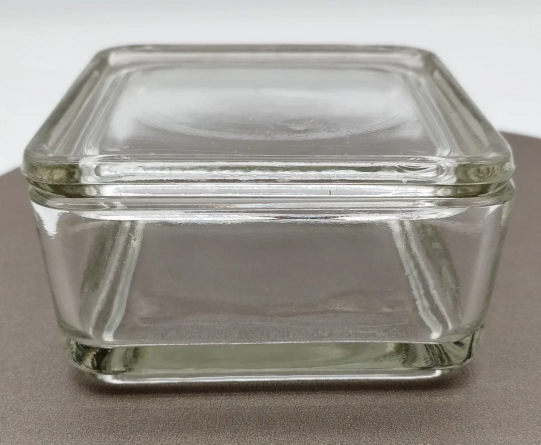 Glasbehälter Kubus Wagenfeld Transparent | Vintage  - Bild 4