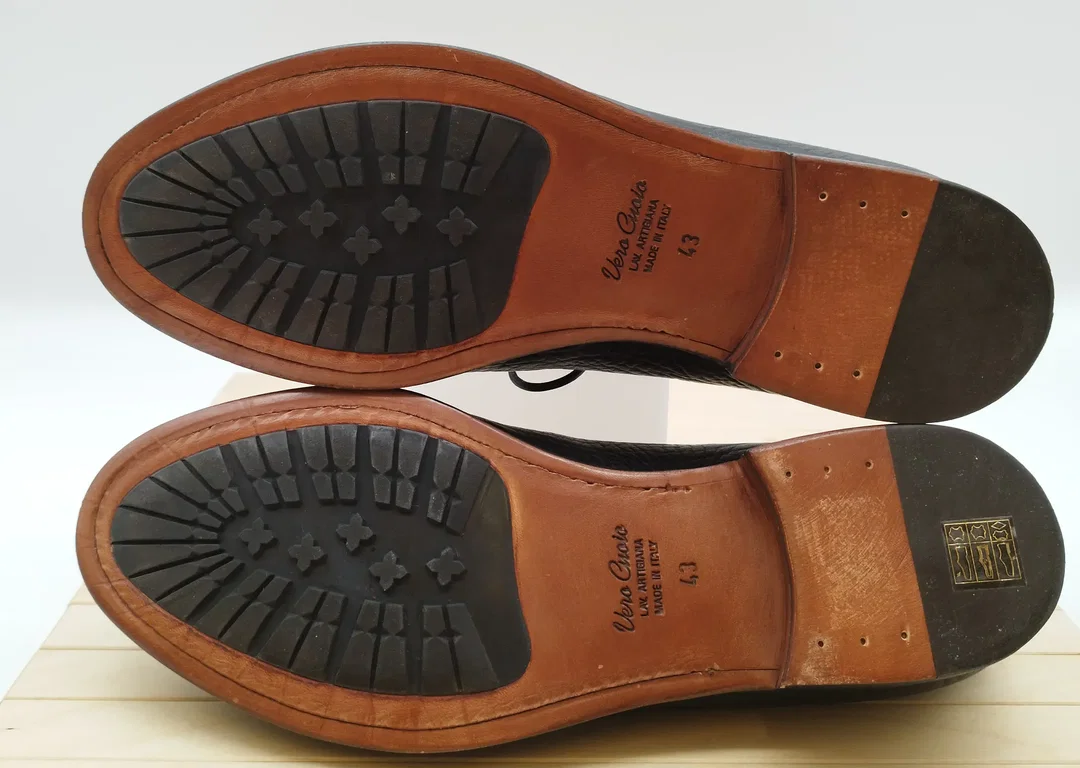 Roberto Guerrini Herrenschuhe Leder Gr. 43 | Festlich & Zeitlos – Bild 5