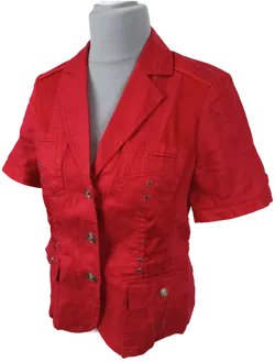 Bonita, Kurzarm-Blazer, Gr. 38, Leinen - Bild 2