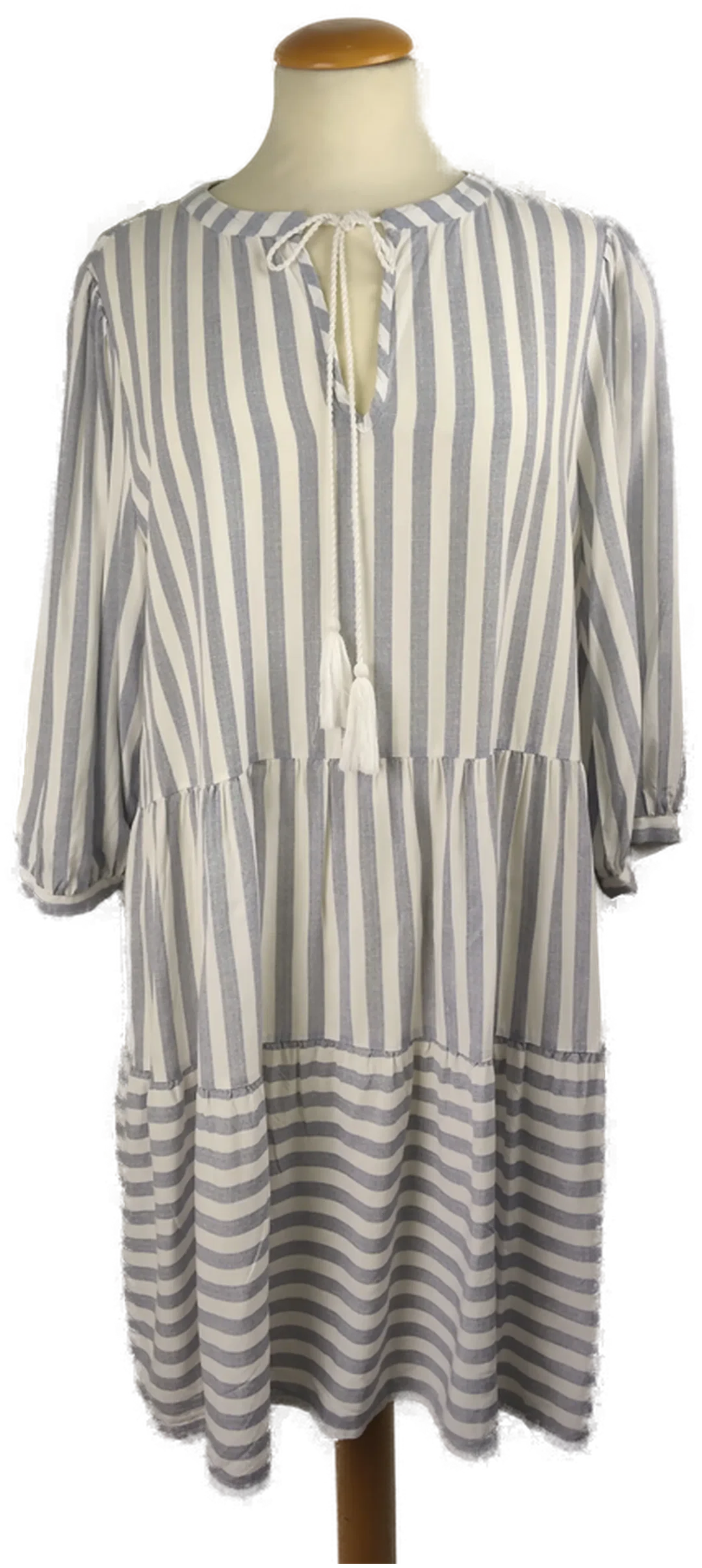 Damenkleid Sonstige Viskose Gestreift | Sommerleicht - Bild 1