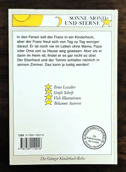 Feriengeschichten vom Franz : Sonne. Mond und Sterne - Christine Nöstlinger – Vorschau 2