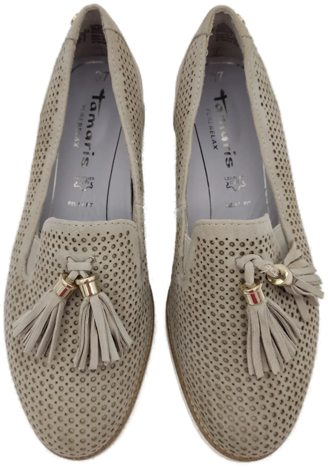 Tamaris Damen Schuhe taupe Gr. 37 – Bild 4