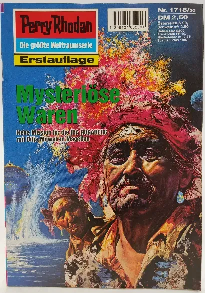 Romanheft Perry Rhodan Mysteriöse Waren Erstauflage Nr.1718 - Bild 1