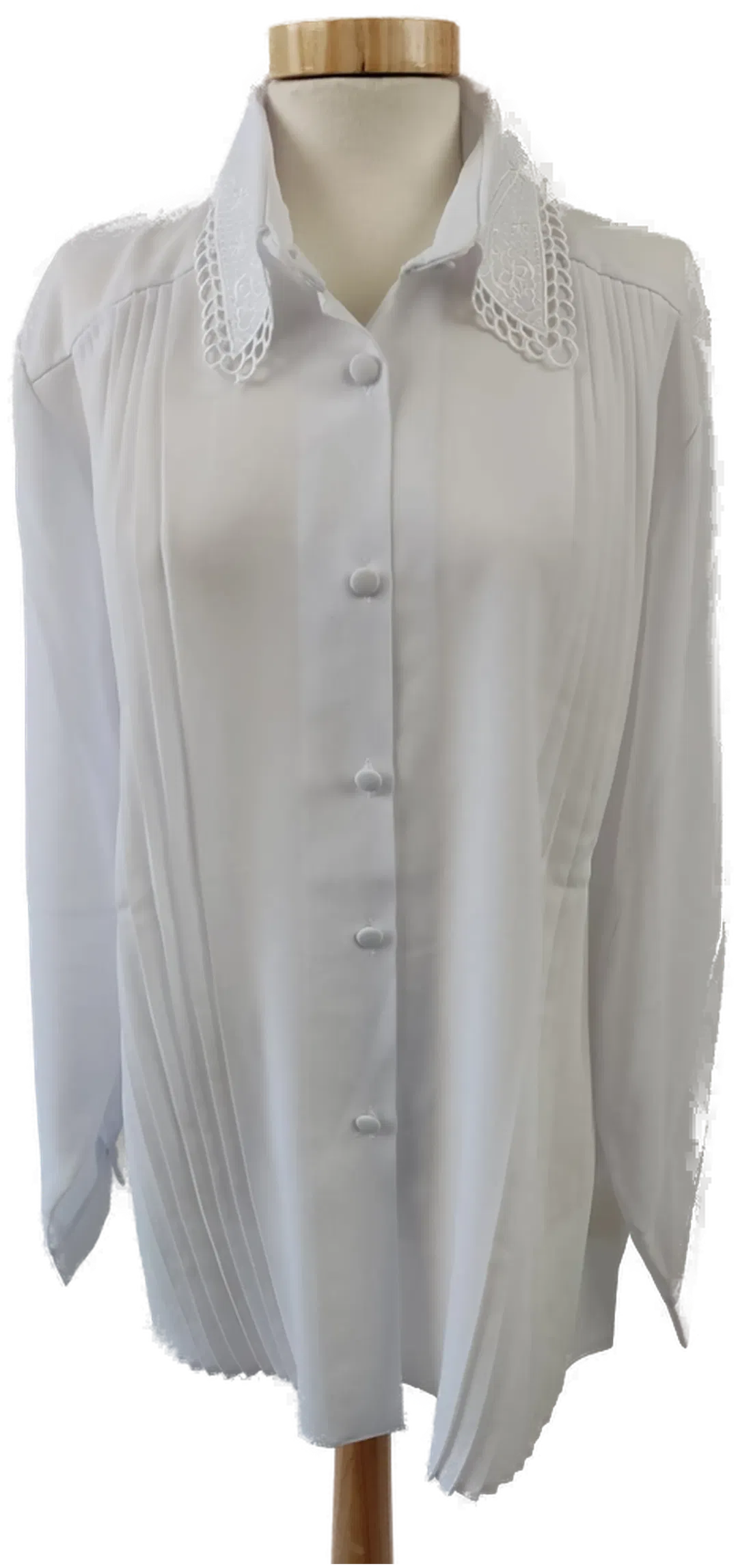 Damenbluse, weiß - Gr. XL - Bild 4