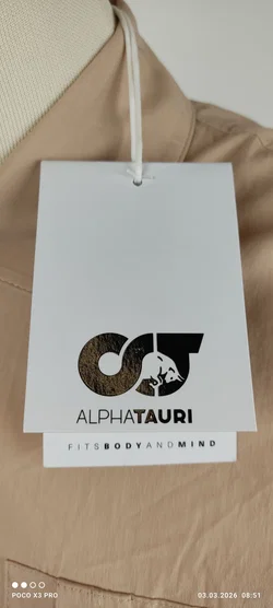 AlphaTauri Herrenhemd Beige Gr. S | Ungetragen mit Etikett - Bild 7
