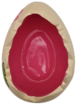 Bunte, bemalte Eierschale - Keramik / 9cm hoch - Bild 3