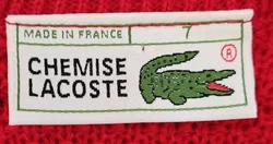 LACOSTE Herrenpullover rot Gr. 7 – Vorschau 3