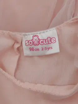 So cute Kinder Kleid rosa Gr. 98 - Bild 2