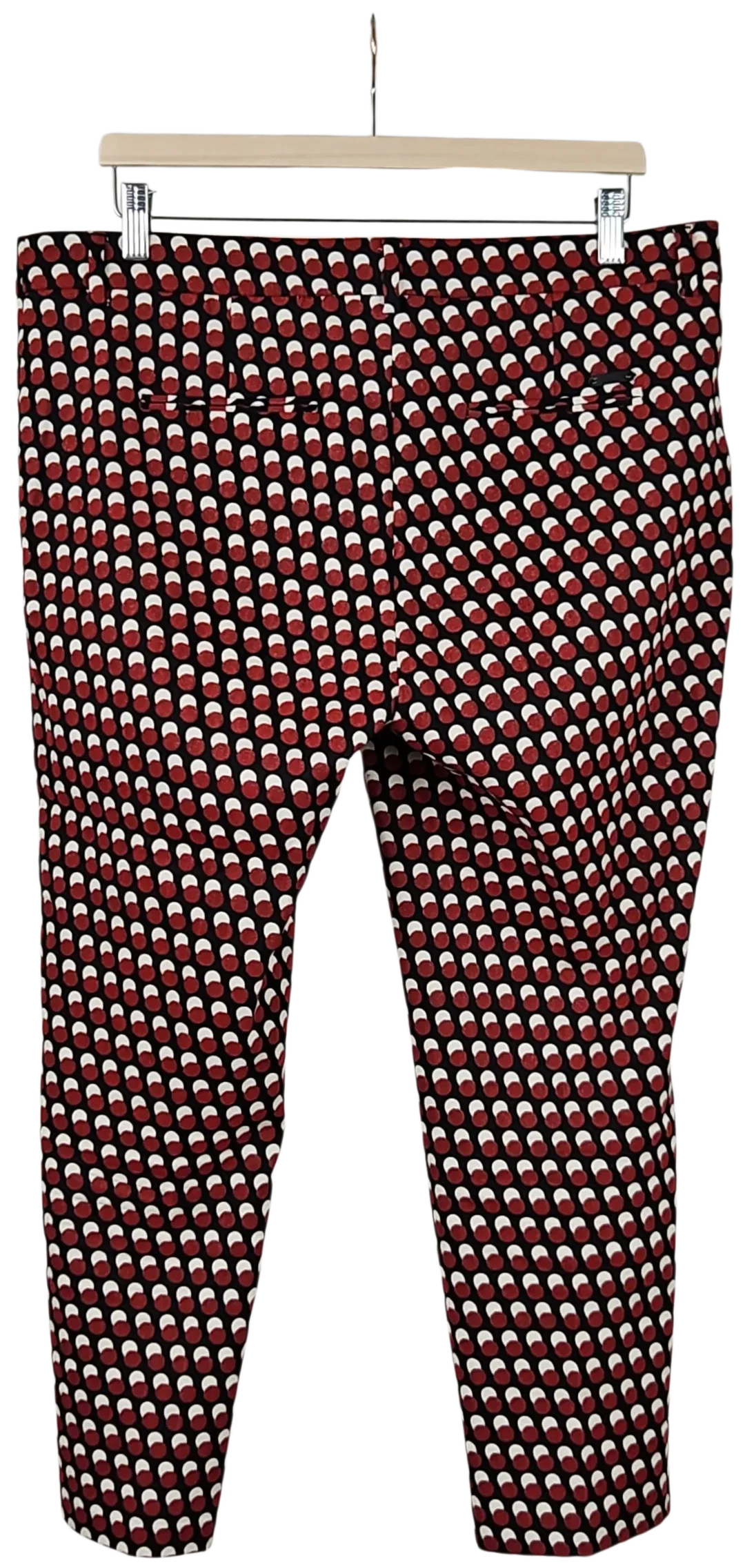 Brax Feel Good Damen Hose, schwarz/rot/weiß - Gr. D 44 – Bild 2