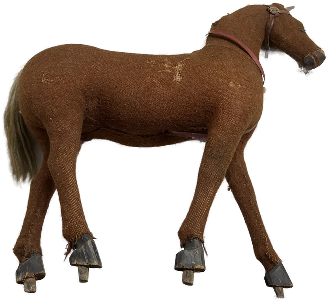 Vintage Pferd Rarität - 62 cm Höhe, mit Schönheitsfehler – Bild 3