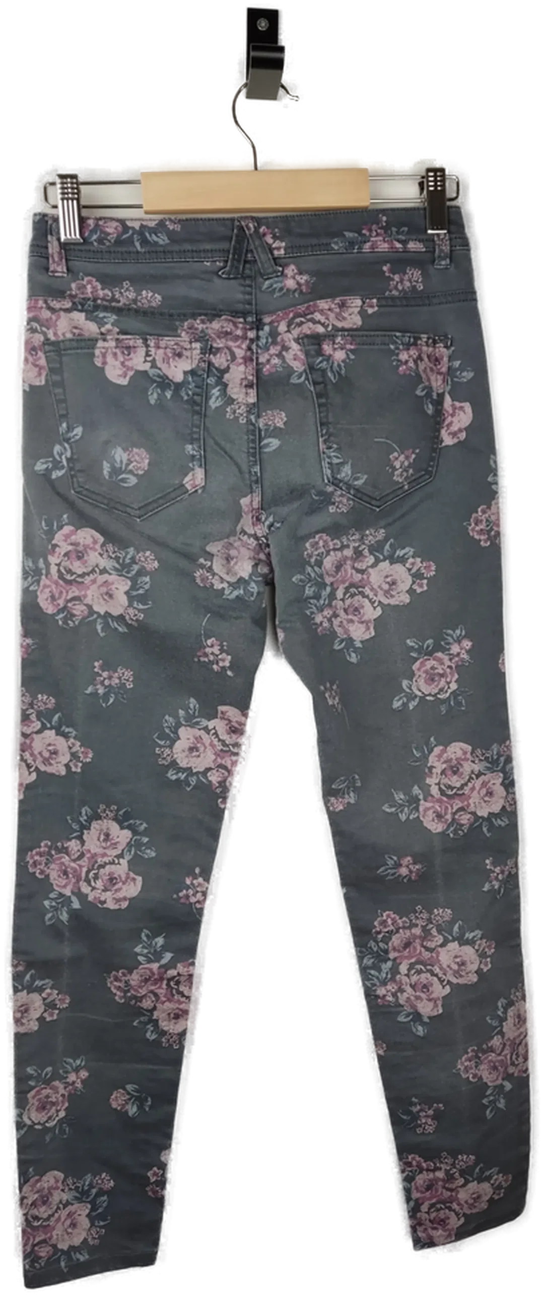 Damen Jeans Benetton Skinny Geblümt XS | Alltagsliebling – Bild 2