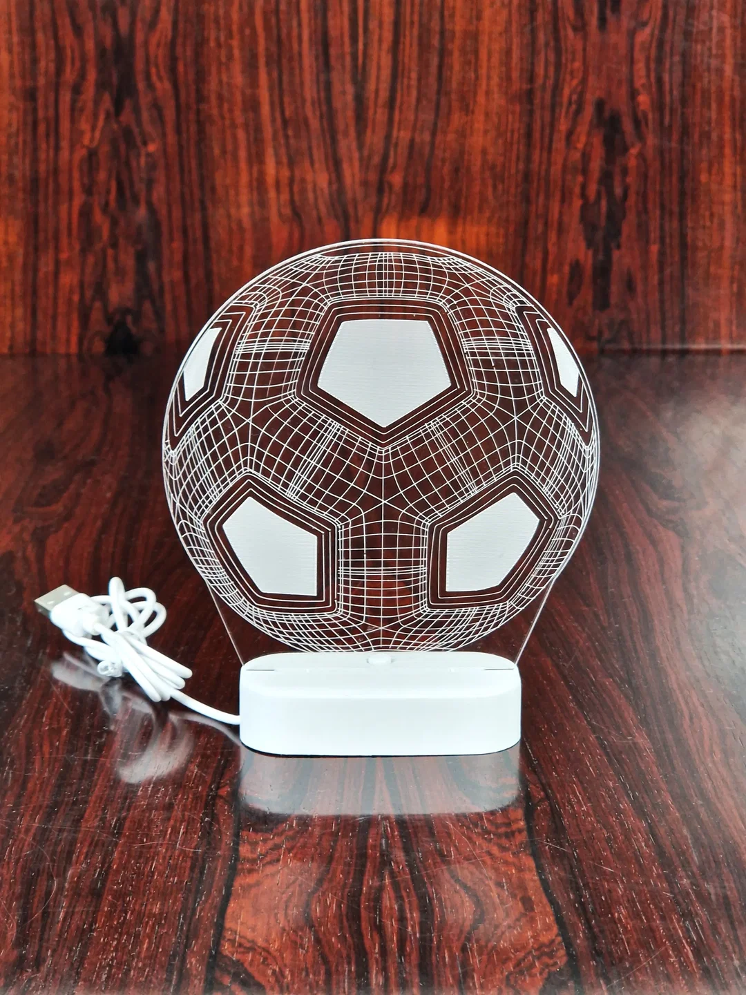 Guangzhou Dragon Spring - U002 - USB LED Nachtlicht - Fußball Motiv / 2W – Bild 2