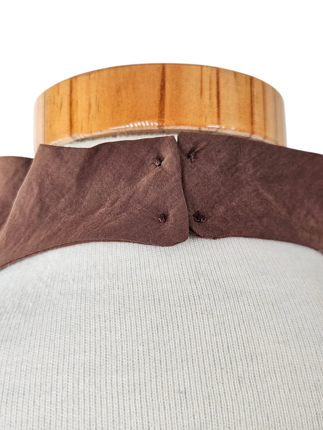 ZARA Damen rückenfreies Maxikleid, braun - Gr. M / 38 – Bild 4