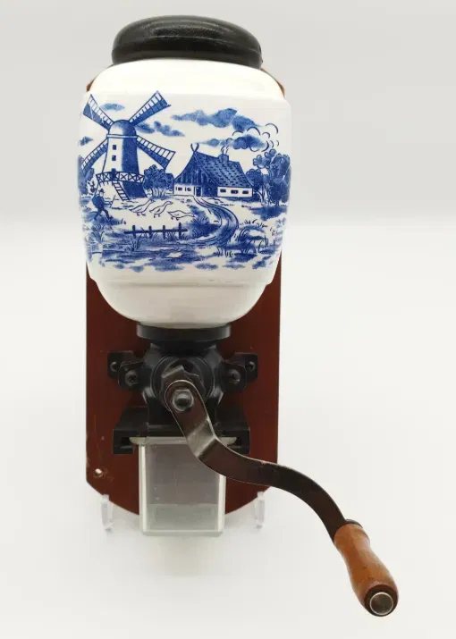 Wandkaffeemühle Keramikbehälter | Vintage-Schatz - Bild 4