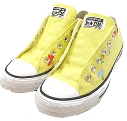 Converse Damen Chucks mit Blumenmuster gelb Gr. 39