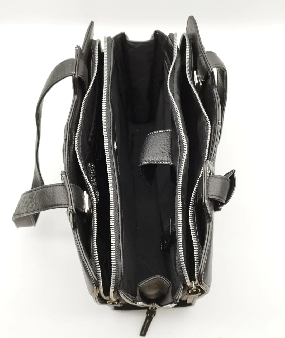 Damenhandtasche Piquardo Schwarzes Leder | Business-Eleganz – Bild 6