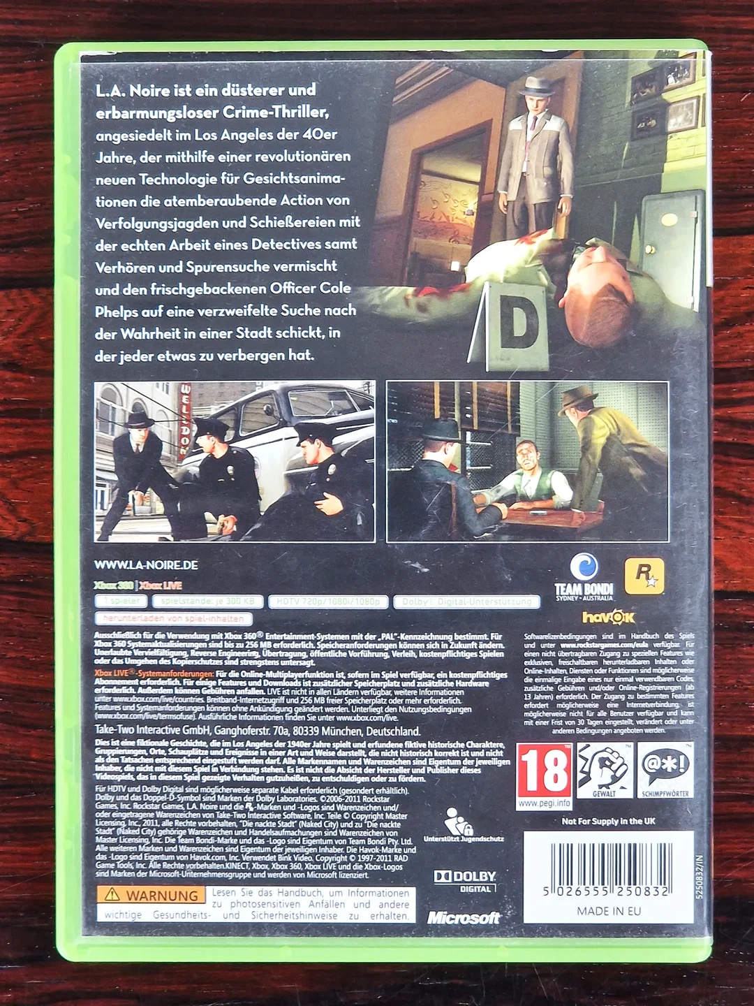 L.A. Noire - Xbox 360 - Spiel – Bild 2