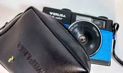 Werlisa Club Color Sucherkamera Blau mit Tasche Vintage 35mm - Bild 3