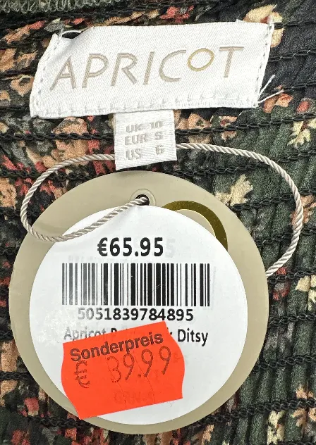Apricot - Damenkleid - Gr. S – Bild 4