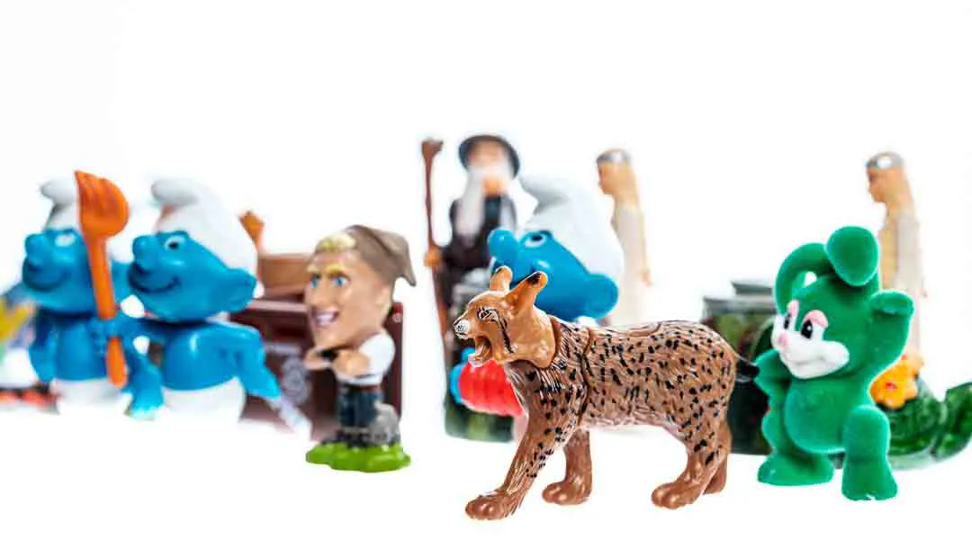 Ü-Eier Setzkastenfiguren 25 Stück "Setzkastenfiguren" gemischt mit Kiste – Bild 4