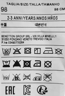  United Colors of Benetton Kinderhose orange Gr. 98 – Vorschau 4