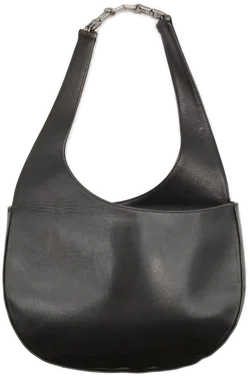 Bally Designer Vintage Schultertasche | Schwarz | Leder  – Vorschau 1