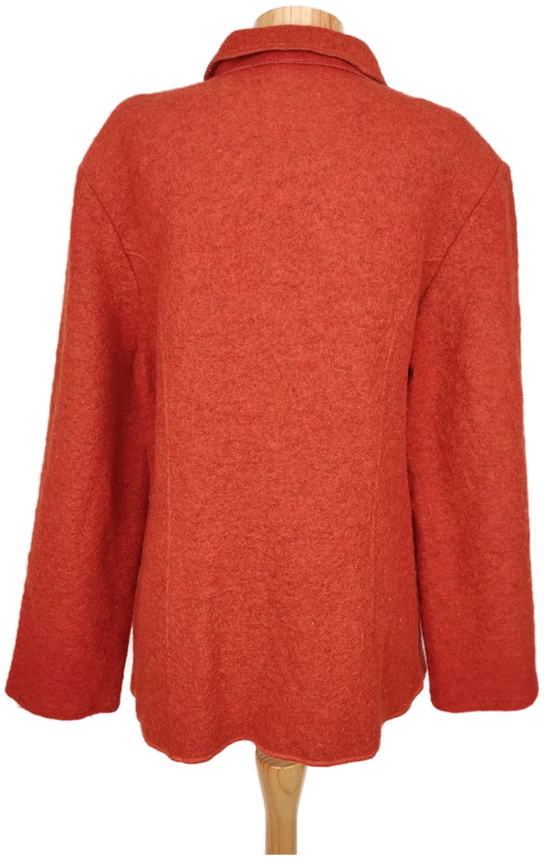 Peter Hahn Damen Wollmischjacke kaminrot - XL/44 – Bild 2