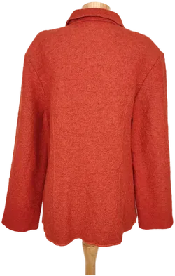 Peter Hahn Damen Wollmischjacke kaminrot - XL/44 - Bild 2