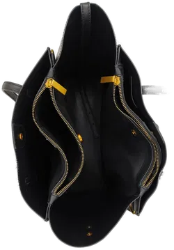 Seidenfelt Manufaktur Umhängetasche Lederimitat schwarz - Bild 2