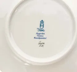 Wien Augarten Brotteller 16 cm, Dekor Wiener Rose - 6 Stück - Bild 2