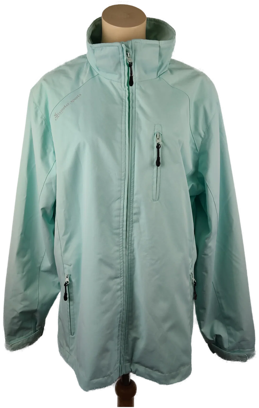 Damenjacke aus Polyester in Mintgrün | Casual-Klassiker – Bild 1
